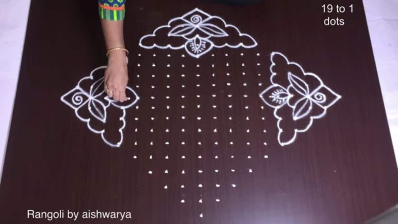 Amazing Rangoli Pedha Muggulu