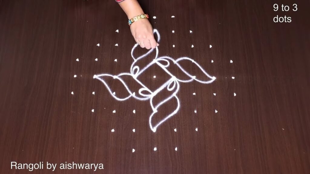 pooja room rangoli
