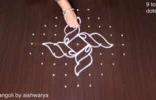 Attractive Pooja Room Rangoli Designs