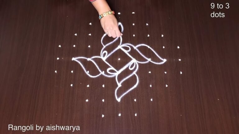 Attractive Pooja Room Rangoli Designs