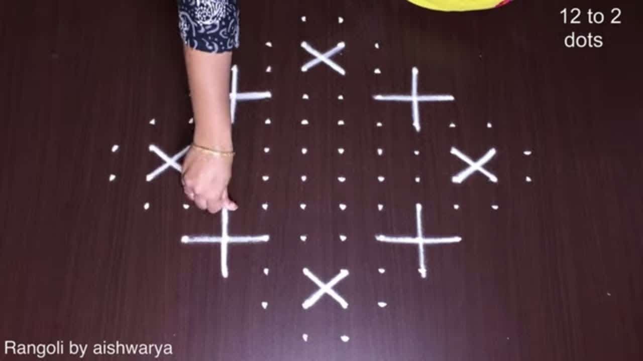Attractive Unique Rangoli Design