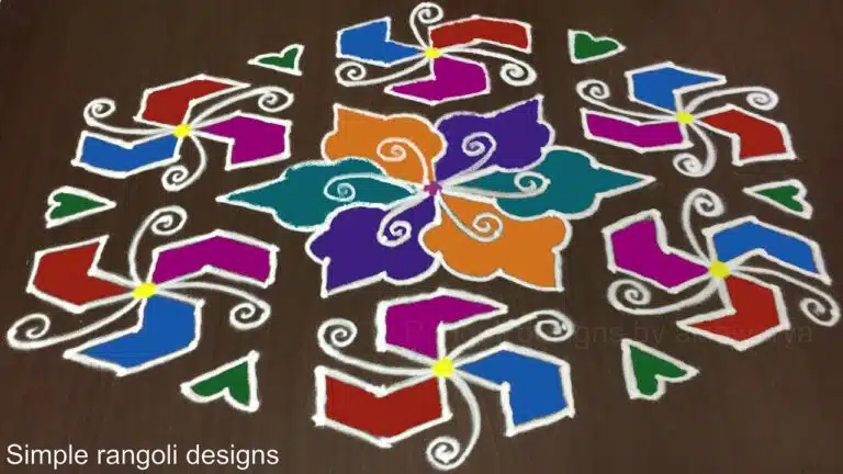 flower rangoli