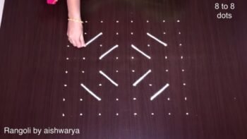 Basic Line Kolams Designs