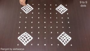 Beautiful Alpana Rangoli