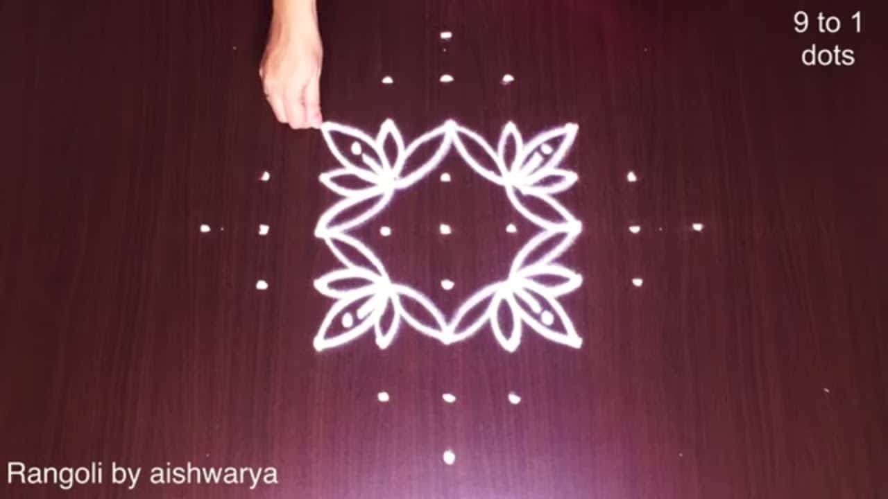 Beautiful and Awesome Karthigai Kolam