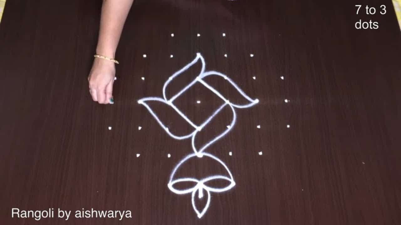Beautiful Designs of Dots Rangoli