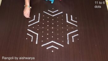 Beautiful Dhanurmasam Muggulu 11×6