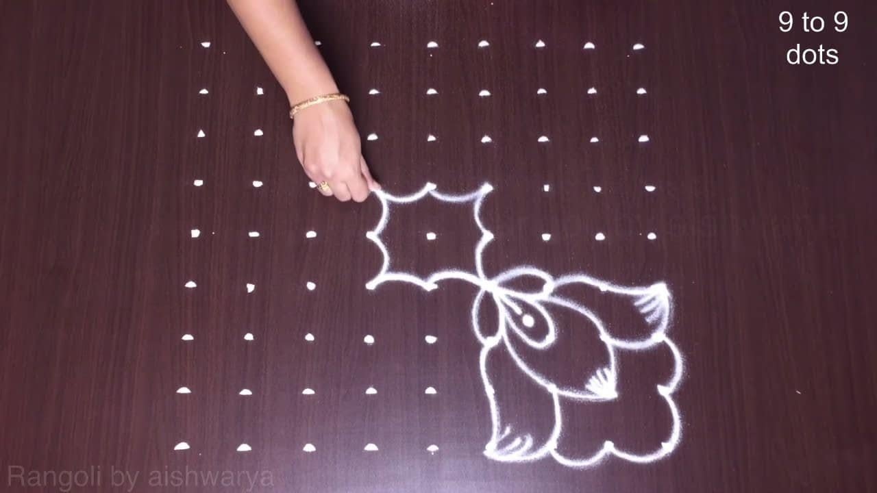 Beautiful Different Puvvula Muggulu