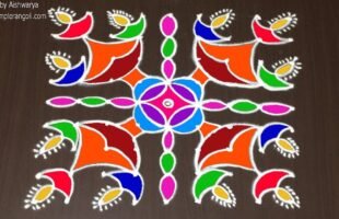 Beautiful Diwali Muggulu 2019