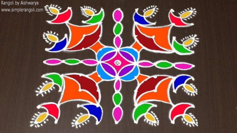 Beautiful Diwali Muggulu 2019