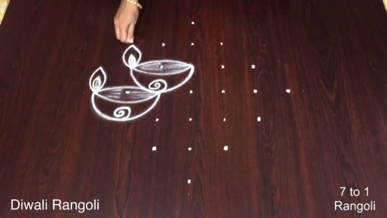 Beautiful Diwali Muggulu Designs