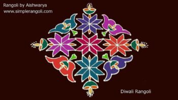 Beautiful Diyas Kolam