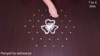 Beautiful Easy Muggulu in Telugu