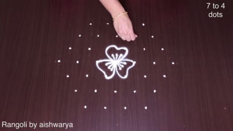 Beautiful Easy Muggulu in Telugu
