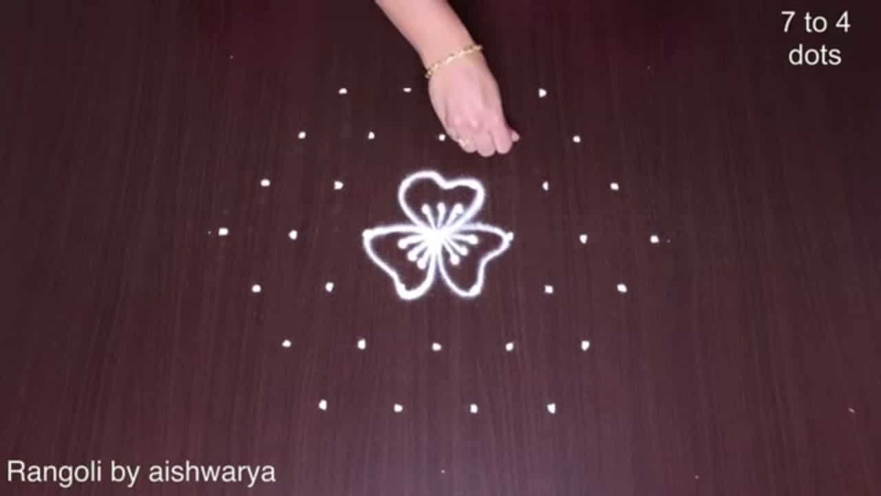 Beautiful Easy Muggulu in Telugu