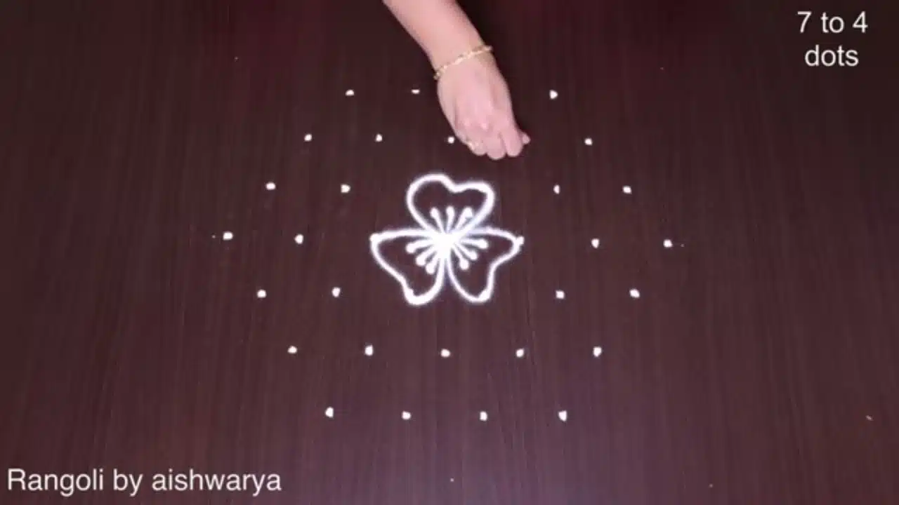 Beautiful Easy Muggulu in Telugu