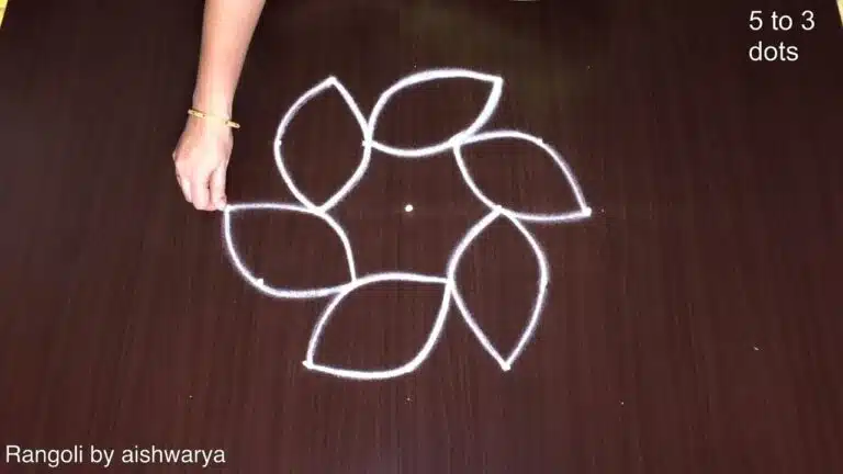 flower rangoli