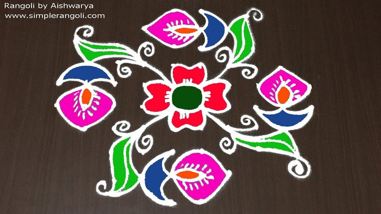 Beautiful Friday Rangoli Designs