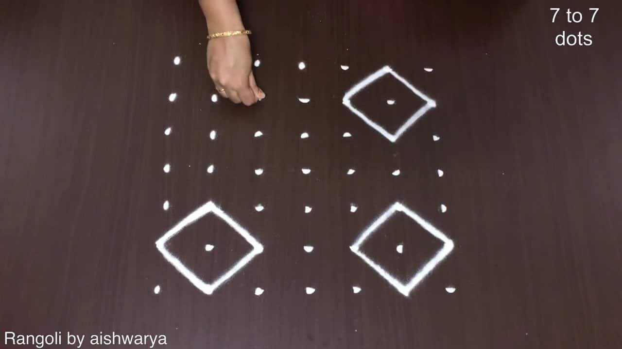 Beautiful Karva Chauth Rangoli