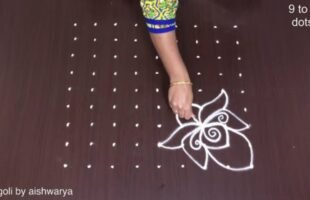 Beautiful Muggulu Easy Rangoli