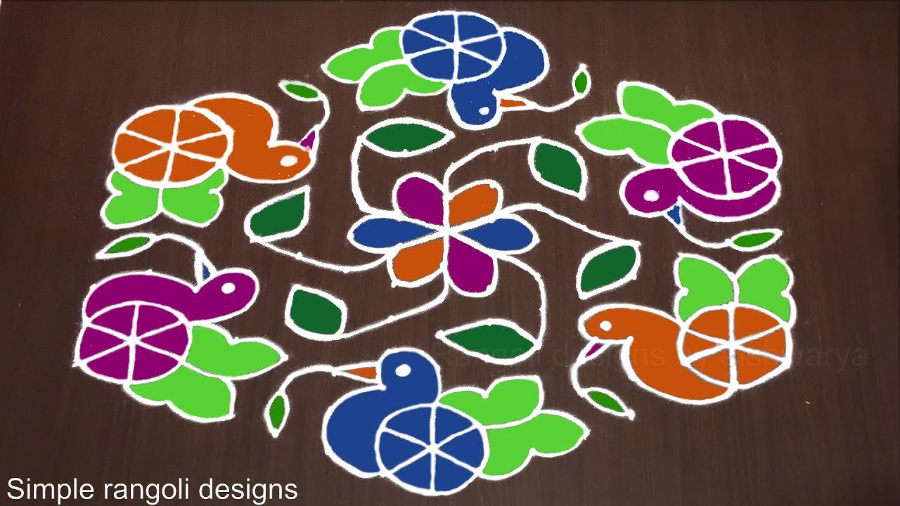 Beautiful Rangoli Kolam 15