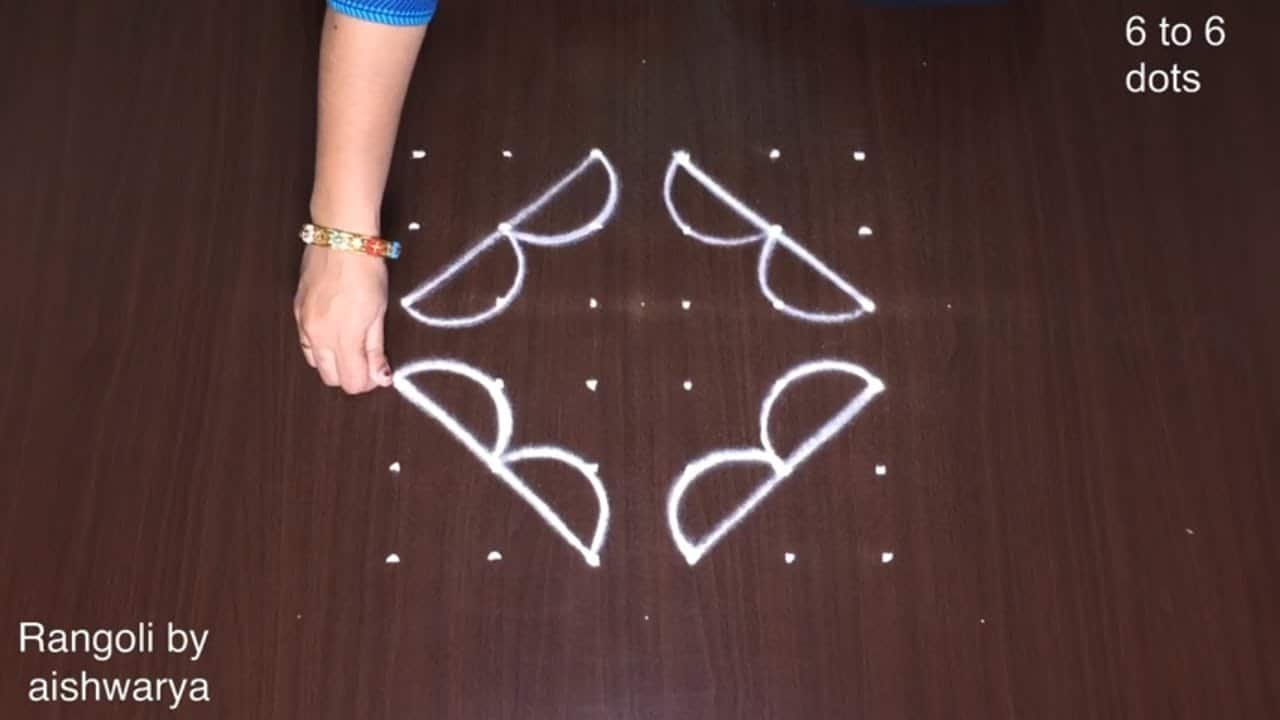 Beautiful Simple Daily Fantastic Muggu Kolam