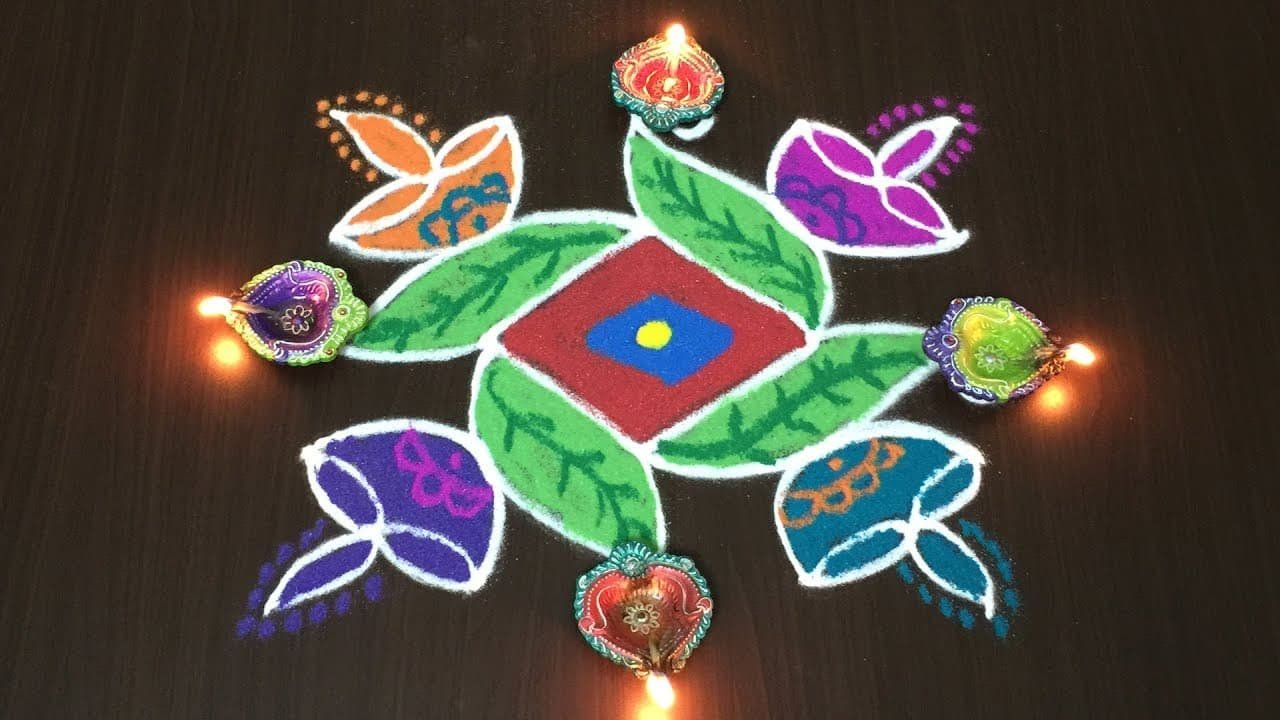 Beginners Colours Muggulu Latest