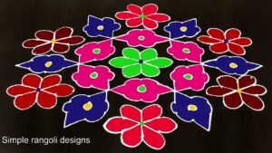 Holi Rangoli Colors