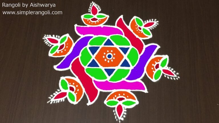 rangoli for Deepavali