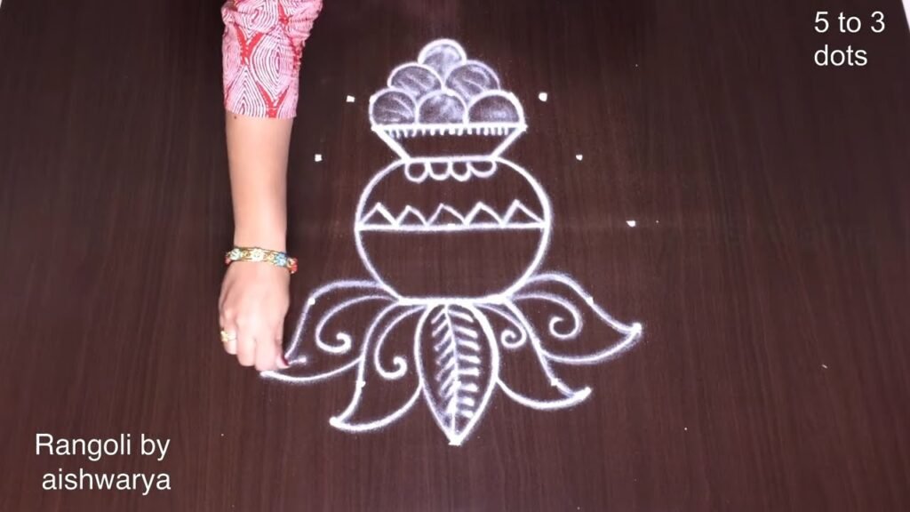 Bhogi kundalu muggulu for Sankranthi