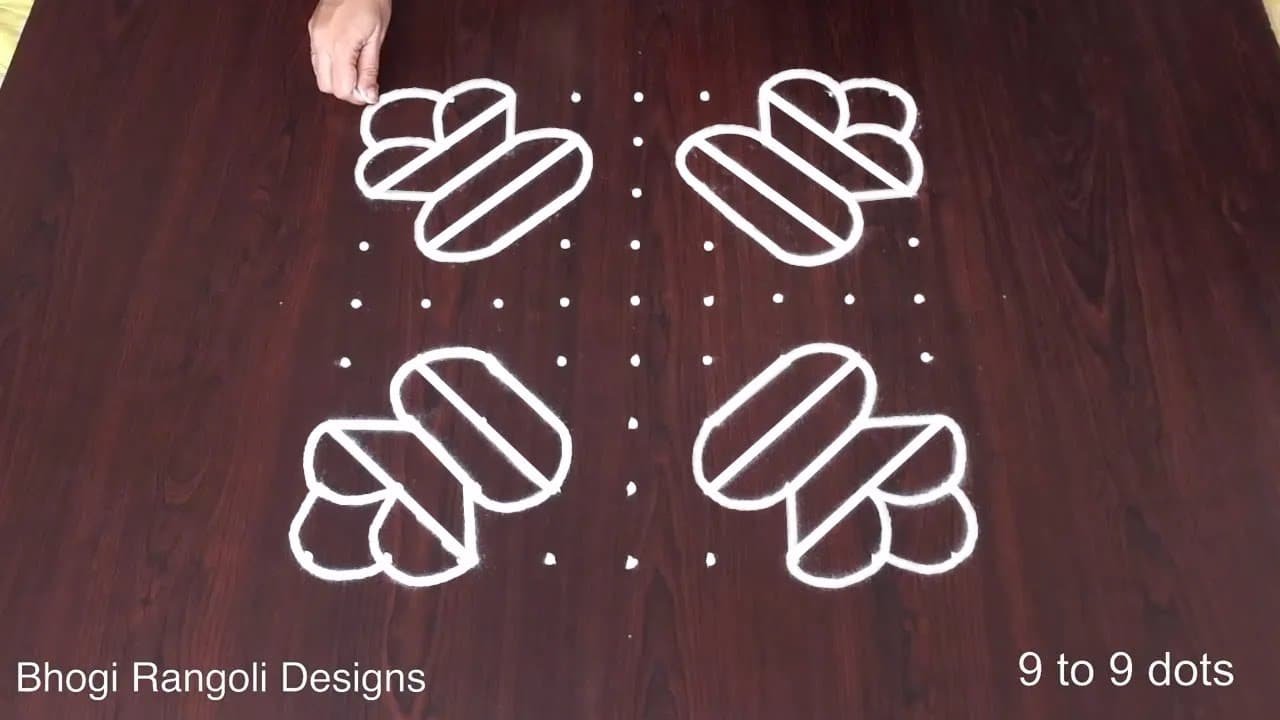 Bhogi Muggulu Designs Pongal