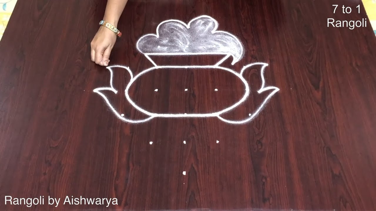 Bhogi Muggulu With Dots