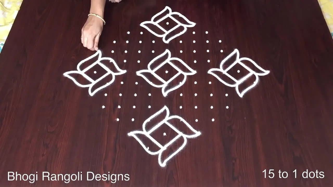 Bhogi Panduga Muggulu Kolam