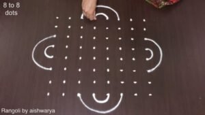 Big Creative Deepam Rangoli