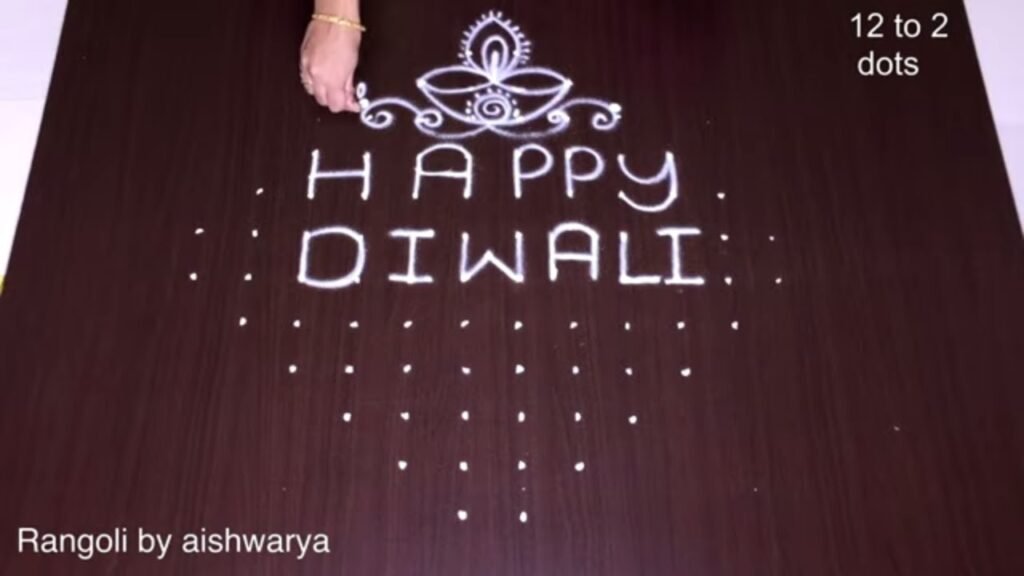 rangoli for Diwali
