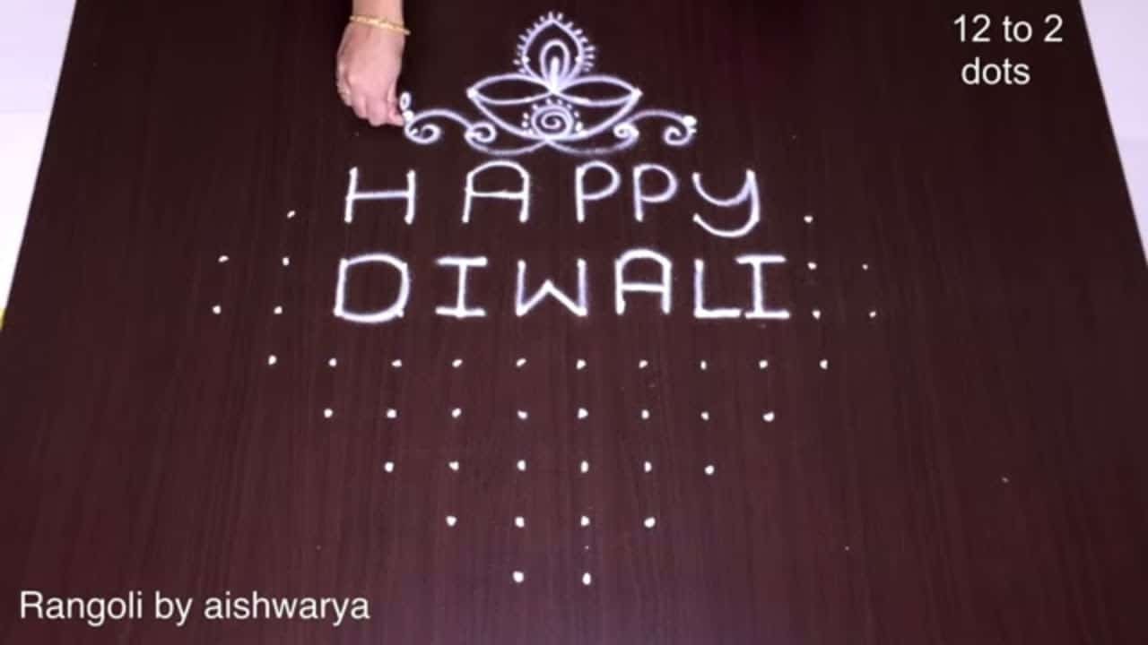 Big Rangoli for Diwali