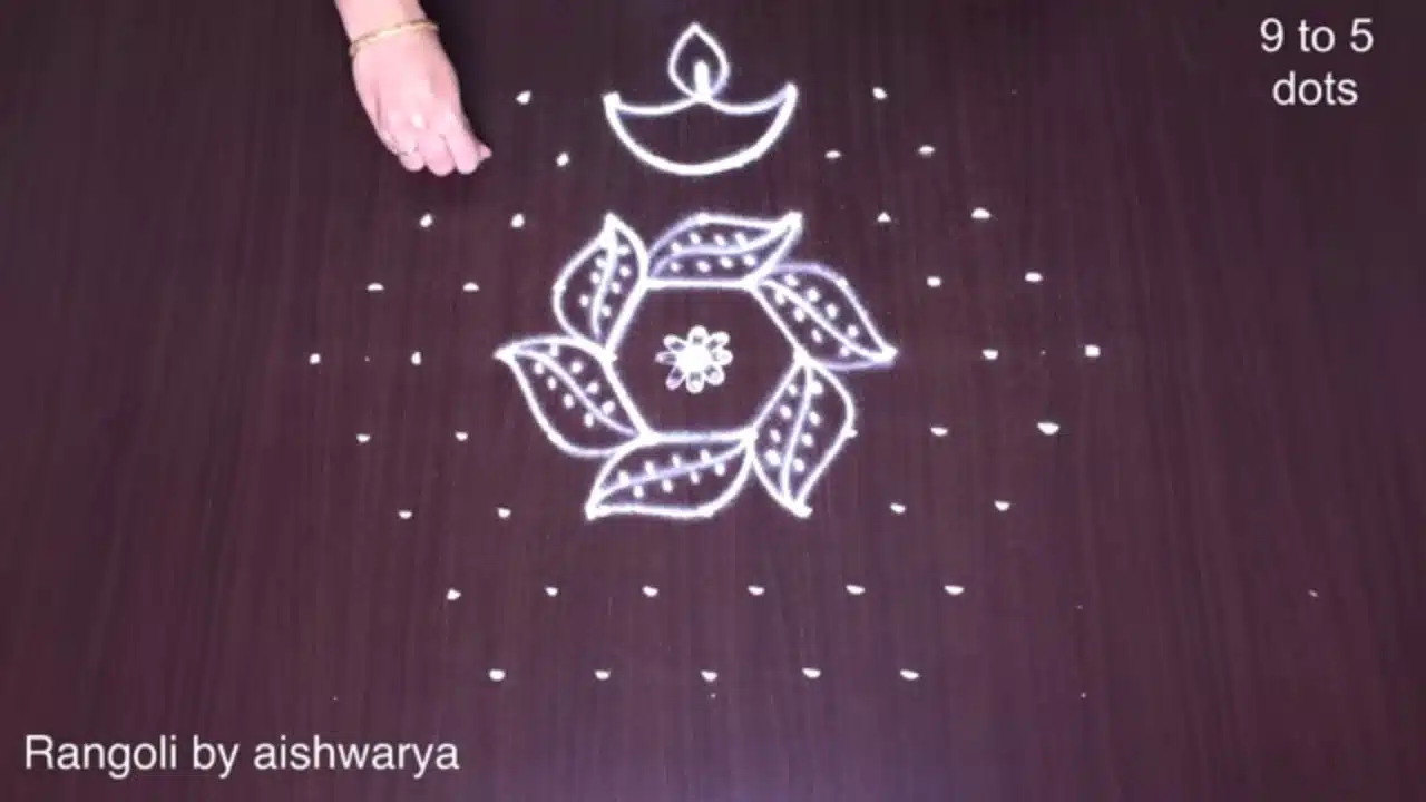Biggest Middle Dots Festival Kolam