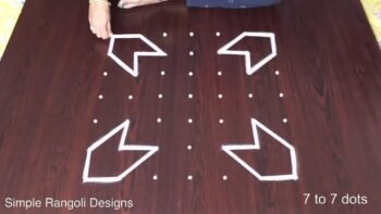 Border Muggulu Designs Easy