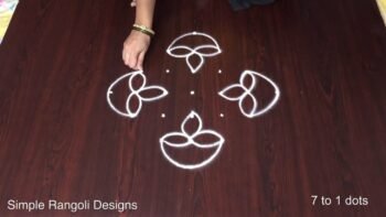 Border Muggulu Designs Simple