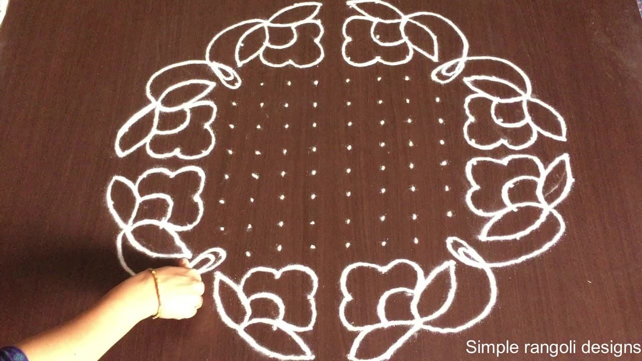Butterfly Kolam Designs