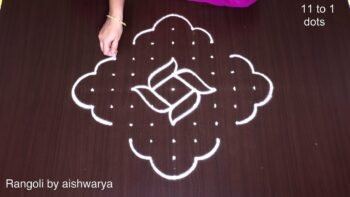 Butterfly Rangoli for Festival