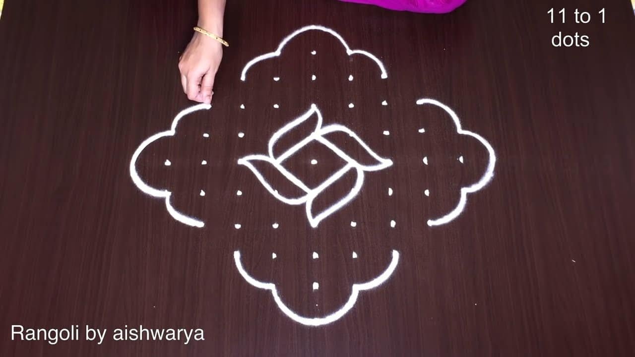 Butterfly Rangoli for Festival