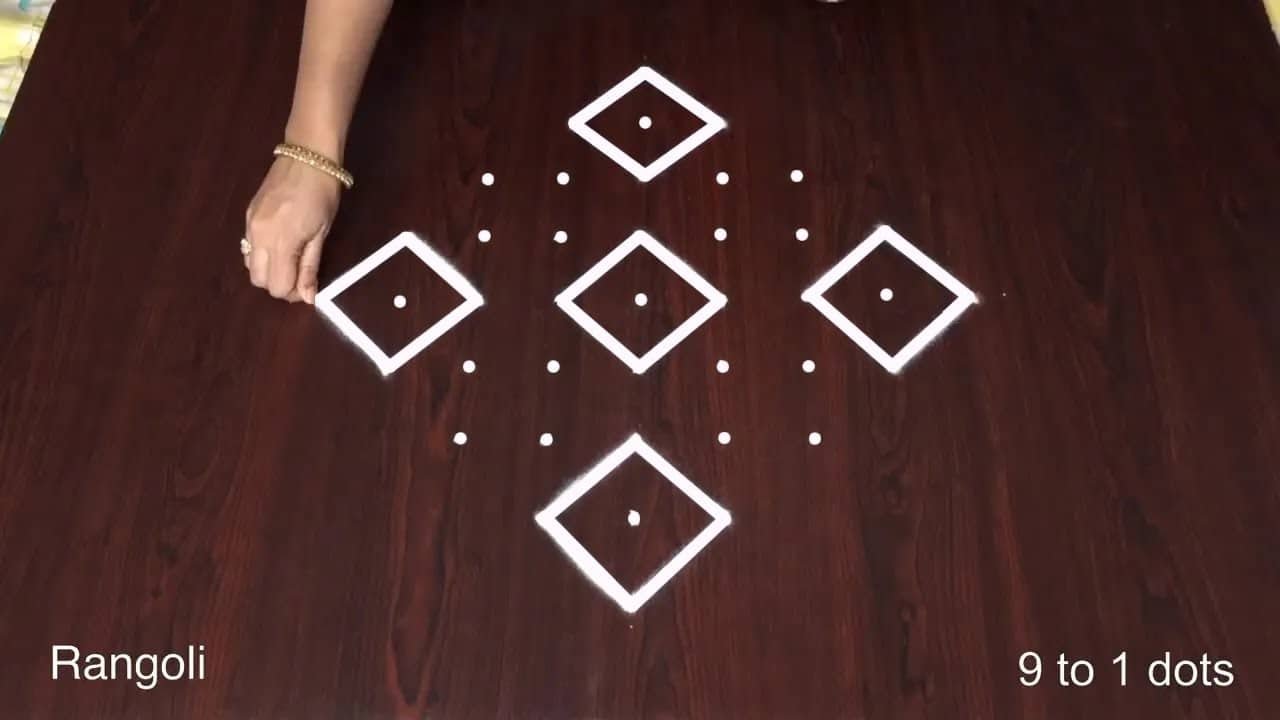 Chinna Chukkala Muggulu Designs