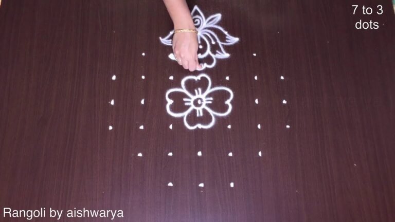 Chinna Cute Muggulu Designs