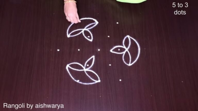 chinna Diwali muggulu