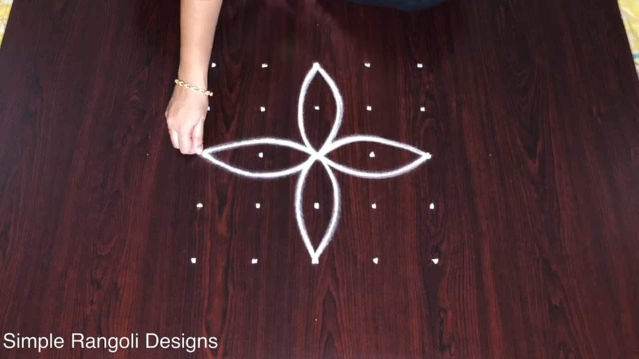 Chinna Muggulu for Daily Purpose