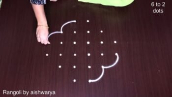 Chinna Thippudu Muggulu 6x2x2 Apartment Kolam