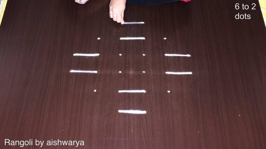 6×2×2 dots thippudu muggulu