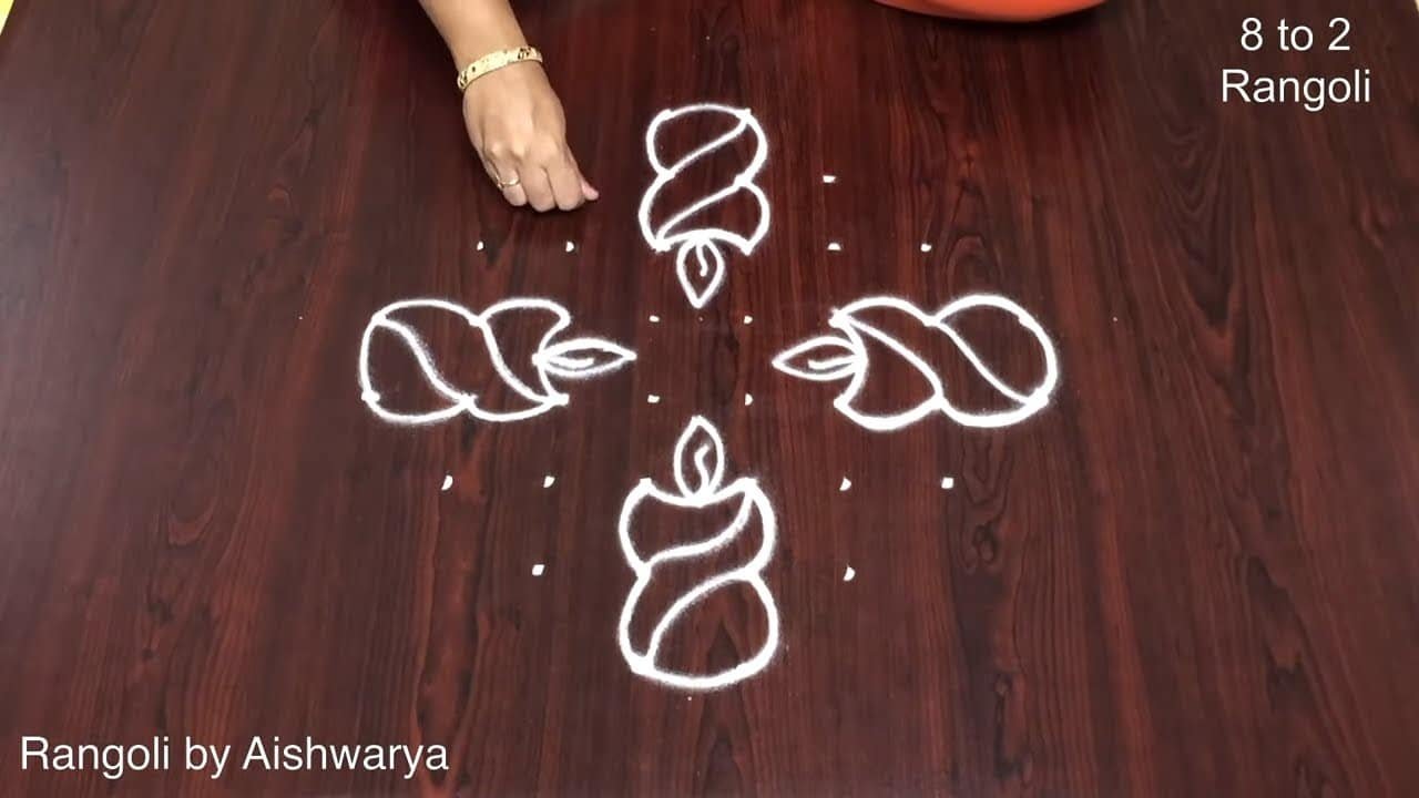 Christmas Kolam Designs