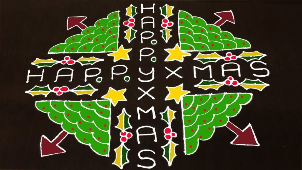 Christmas kolam